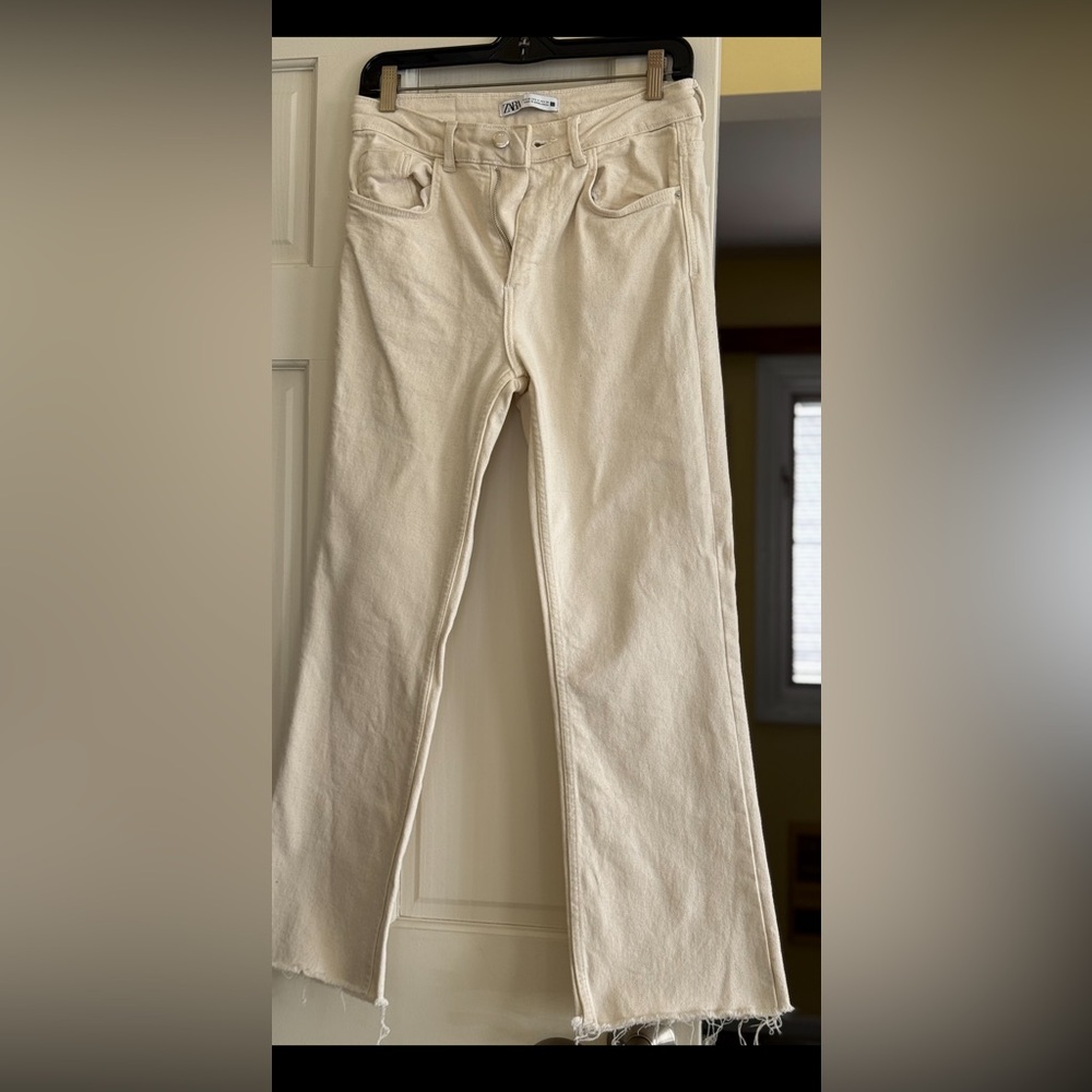 Zara Cream Women Jeans